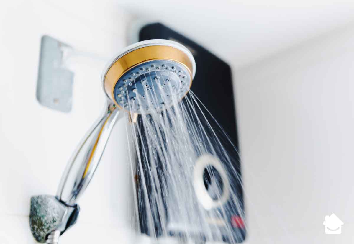 Shower in bathroom - best shower for combi boiler