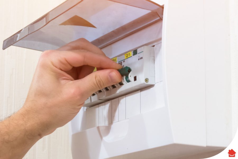 turning your circuit breaker on after an electrical overload